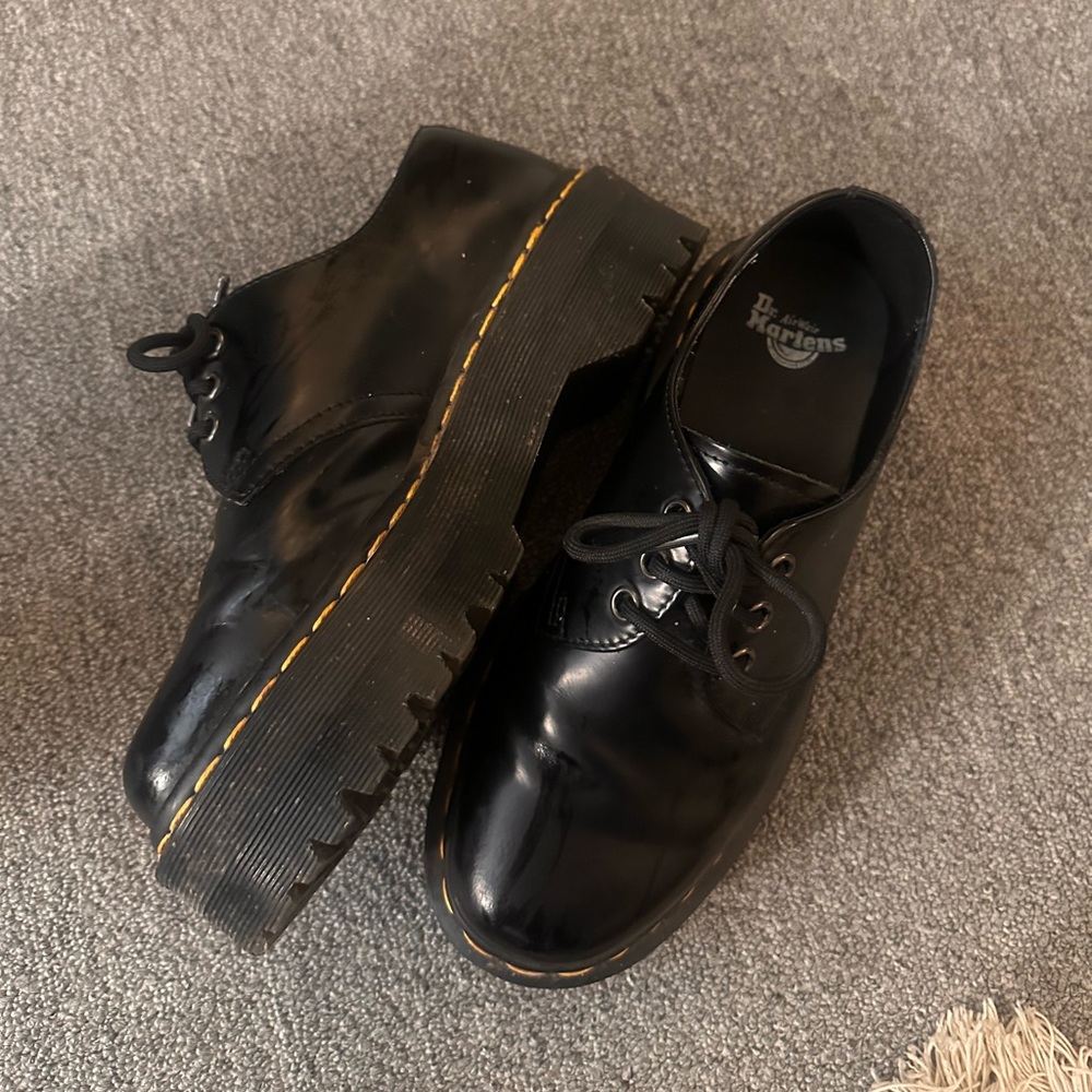 Dr. Martens Black Leather Oxfords